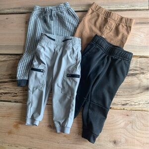 Bundle set of 4 Joggers boys 12/18 month Calvin Klein Carters Wonder Nation